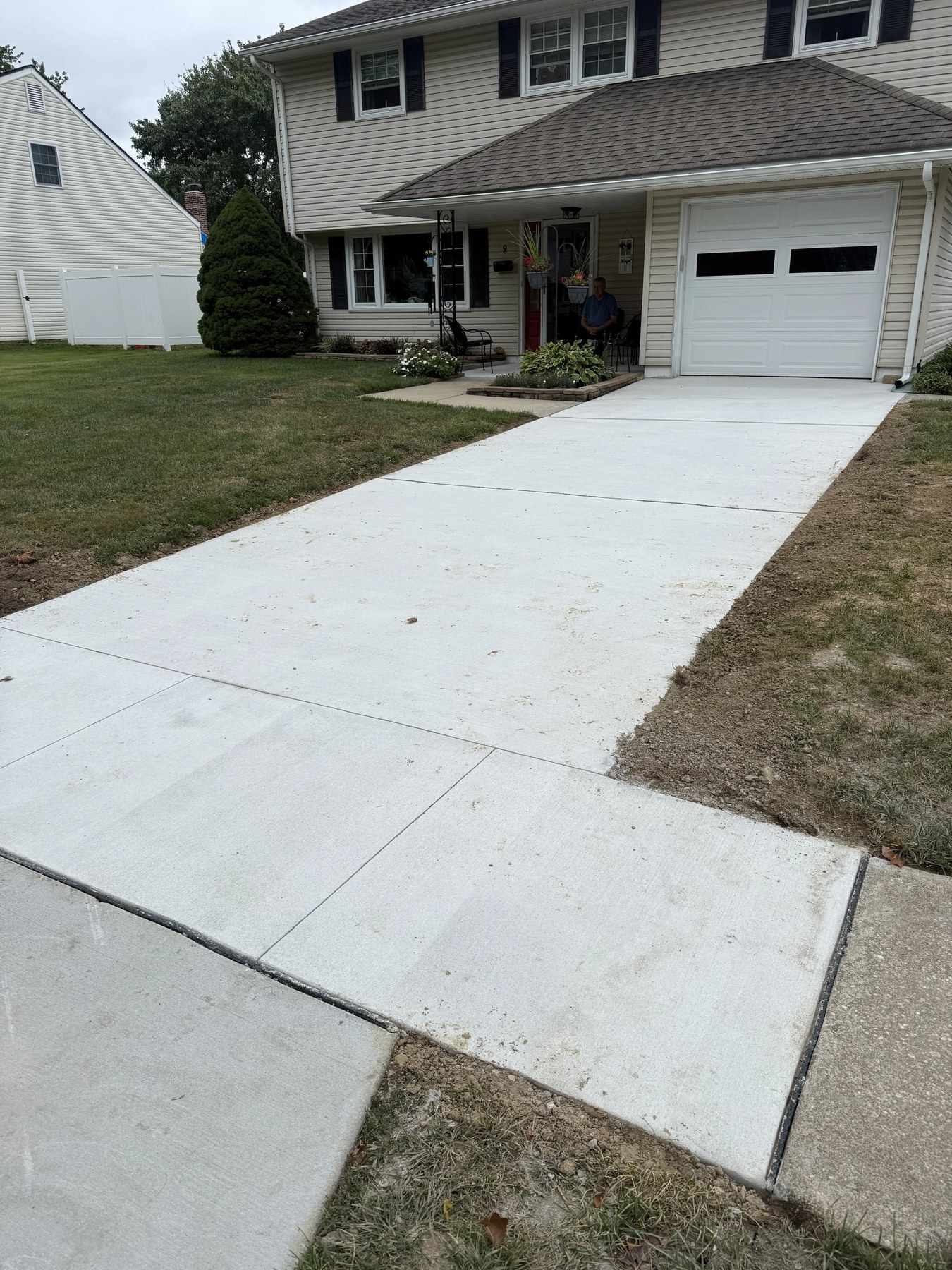 Stamped concrete patio with decorative finish installed in New Castle County, DE